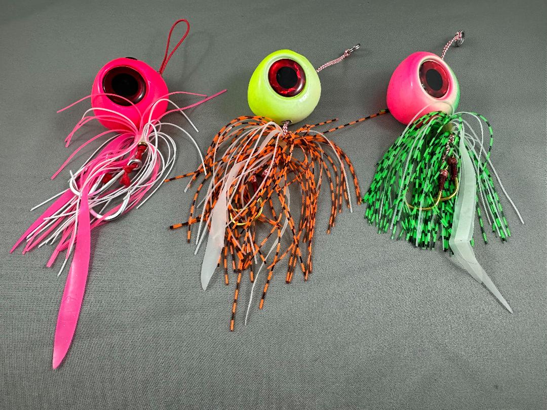 BJ03-OG9 Lethal Weapon butterfly jig orange glow 9 oz