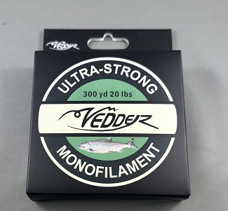 FL300-6 Vedder Ultra Strong Mono Fishing Line 300 yards 6 lb