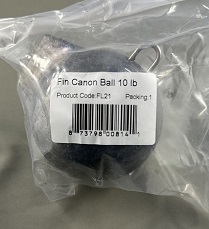 FL21 New Fin Canon Ball 10 lb